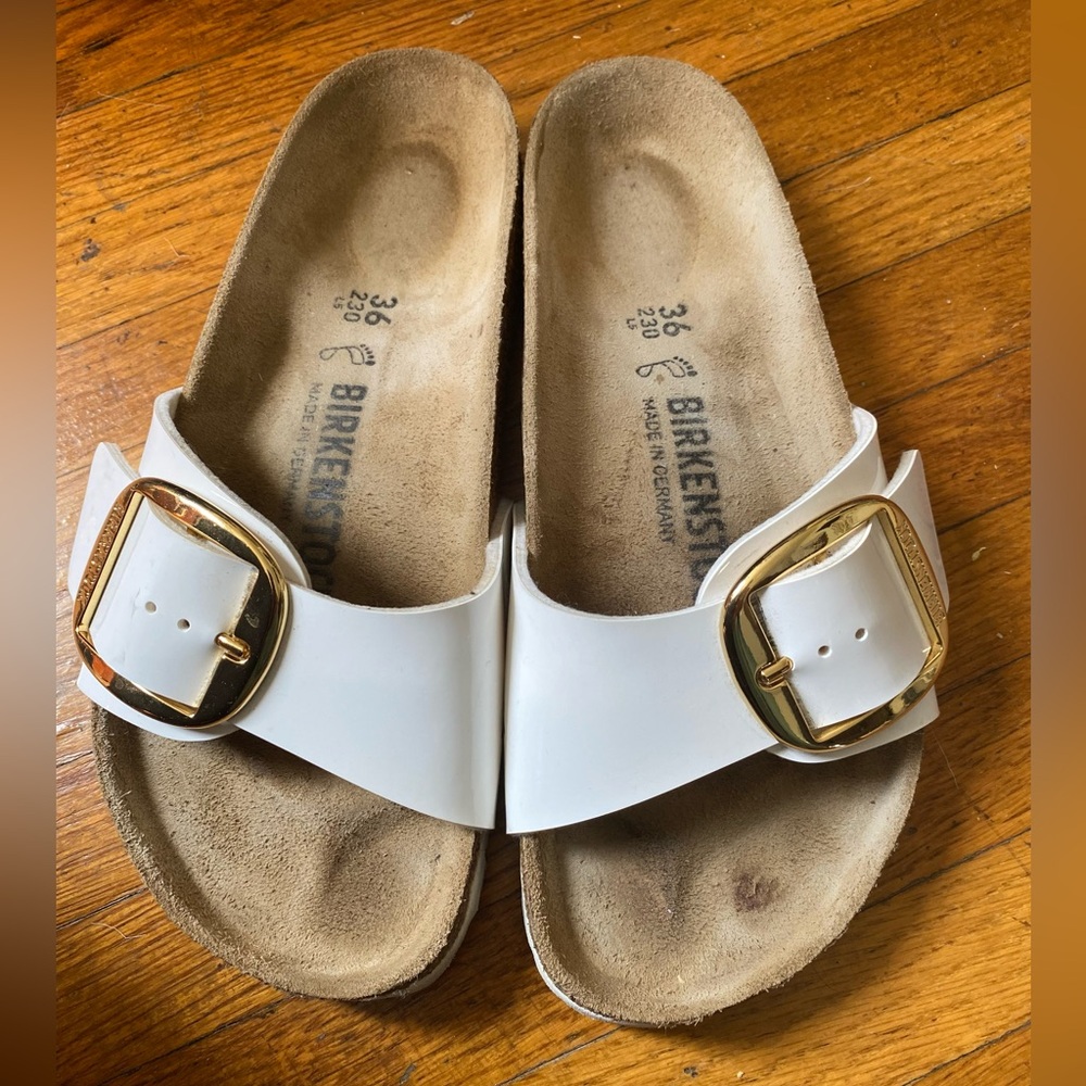 Birkenstock Madrid Gold Buckle